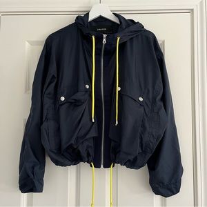 Women’s Zara Blue Windbreaker Jacket Size Small